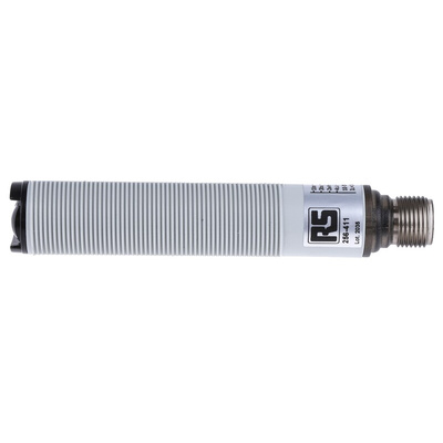 RS PRO Retroreflective Photoelectric Sensor, Barrel Sensor, 4 m Detection Range
