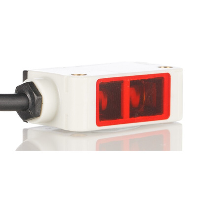 RS PRO Polarised Retro Reflection Photoelectric Sensor, Block Sensor, 4 m Detection Range