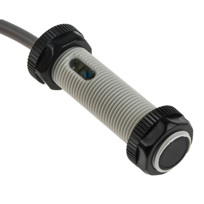 RS PRO Diffuse Reflection Photoelectric Sensor, Barrel Sensor, 0.15 m Detection Range
