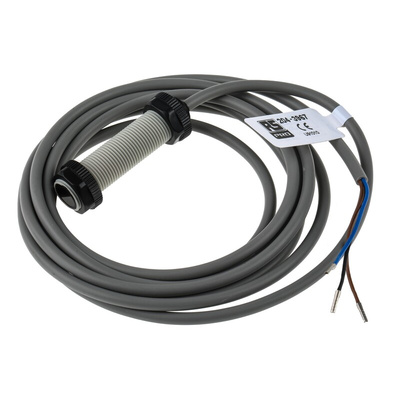 RS PRO Diffuse Reflection Photoelectric Sensor, Barrel Sensor, 0.15 m Detection Range