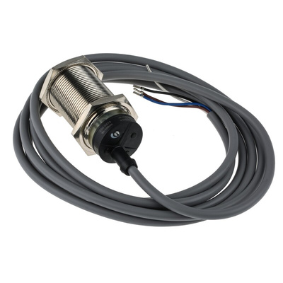 RS PRO Diffuse Reflection Photoelectric Sensor, Barrel Sensor, 1 m Detection Range