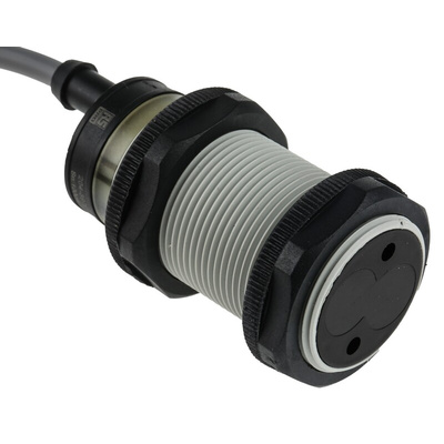 RS PRO Diffuse Reflection Photoelectric Sensor, Barrel Sensor, 1 m Detection Range