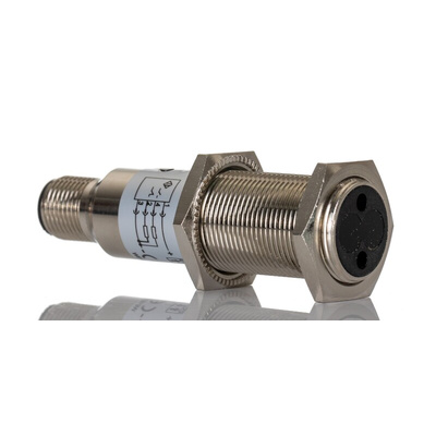 RS PRO Retro Reflective Photoelectric Sensor, Barrel Sensor, 3 m Detection Range