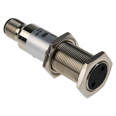 RS PRO Retro Reflective Photoelectric Sensor, Barrel Sensor, 3 m Detection Range