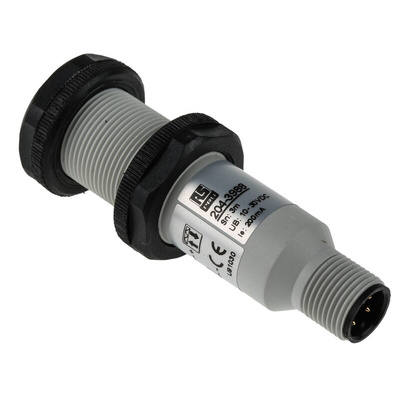 RS PRO Retro Reflective Photoelectric Sensor, Barrel Sensor, 3 m Detection Range