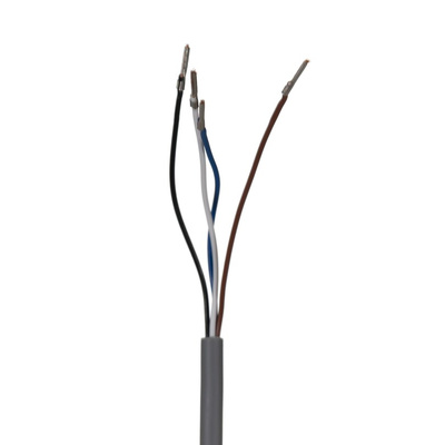 RS PRO Polarised Retro Reflection Photoelectric Sensor, Barrel Sensor, 3 m Detection Range