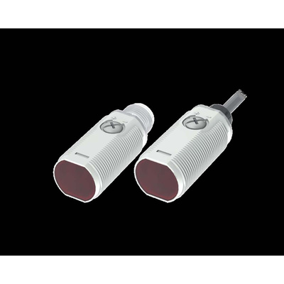 RS PRO Polarised Retro Reflection Photoelectric Sensor, Barrel Sensor, 3 m Detection Range