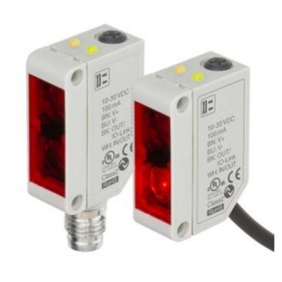RS PRO Polarised Retro Reflection Photoelectric Sensor, Block Sensor, 1 m Detection Range IO-LINK