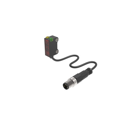 RS PRO Retroreflective Photoelectric Sensor, Cylindrical Sensor, 10 cm Detection Range