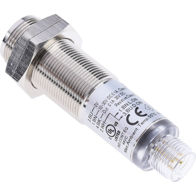 RS PRO Retroreflective Photoelectric Sensor, Barrel Sensor, 50 mm → 7 m Detection Range