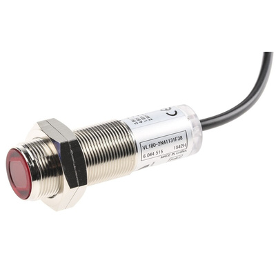 RS PRO Retroreflective Photoelectric Sensor, Barrel Sensor, 50 mm → 7 m Detection Range