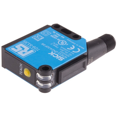 RS PRO Diffuse Photoelectric Sensor, Block Sensor, 40 mm → 1 m Detection Range