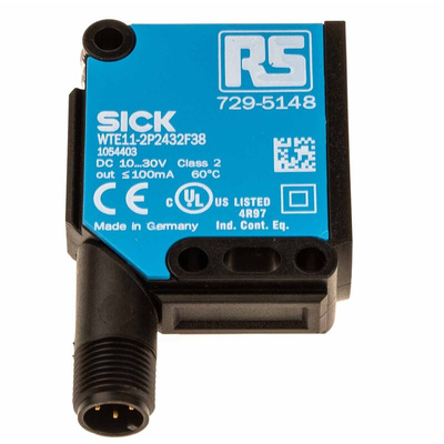 RS PRO Diffuse Photoelectric Sensor, Block Sensor, 40 mm → 1 m Detection Range