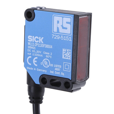 RS PRO Retroreflective Photoelectric Sensor, Block Sensor, 150 mm → 7 m Detection Range