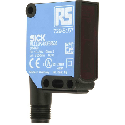RS PRO Retroreflective Photoelectric Sensor, Block Sensor, 150 mm → 10 m Detection Range