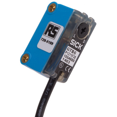 RS PRO Background Suppression Photoelectric Sensor, Block Sensor, 5 mm → 250 mm Detection Range