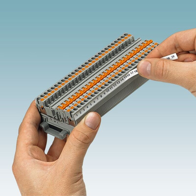 Phoenix Contact, MM-TMT (EX9,5)R C1 WH/BK Label for use with THERMOFOX, THERMOMARK GO, THERMOMARK GO.K