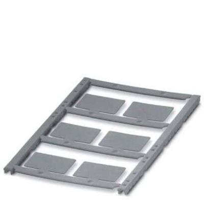 Phoenix Contact, UCT4-EMLP Plastic Label for use with BLUEMARK CLED, BLUEMARK ID, BLUEMARK ID COLOR, THERMOMARK CARD,