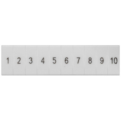 Siemens, 8WH8120 Marker Strip for use with Standard Labelling System, Terminal Block