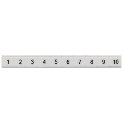 Siemens, 8WH8121 Marker Strip for use with Standard Labelling System, Terminal Block