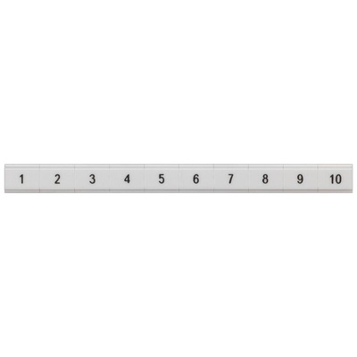 Siemens, 8WH8121 Marker Strip for use with Standard Labelling System, Terminal Block