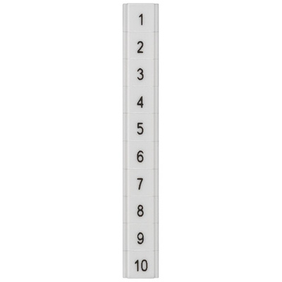 Siemens, 8WH8141 Marker Strip for use with Standard Labelling System, Terminal Block