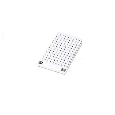 Phoenix Contact, 8:FORTL.ZAHLEN 1-10, SK 5/3 Marker Card for use with Terminal Block Width 5 mm