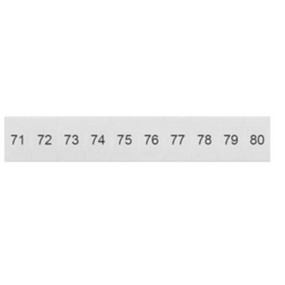 Siemens, 8WH Labeling Plate for use with  for use with Terminal Blocks