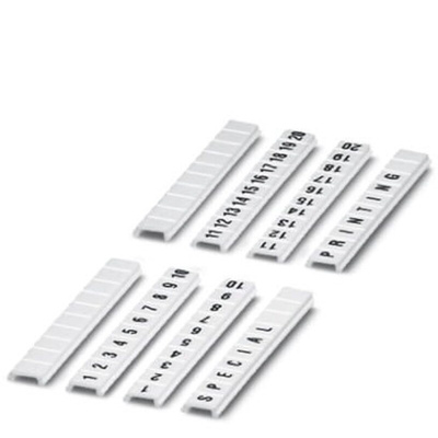 Phoenix Contact, ZBF 4.QR:FORTL.ZAHLEN 51-60 Marker Strip for use with Terminal Blocks