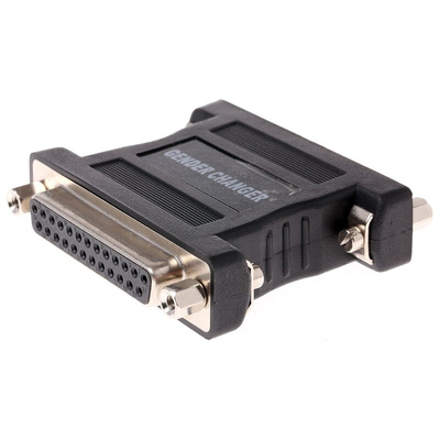RS PRO D Sub Adapter Female 25 Way D-Sub to Female 25 Way D-Sub