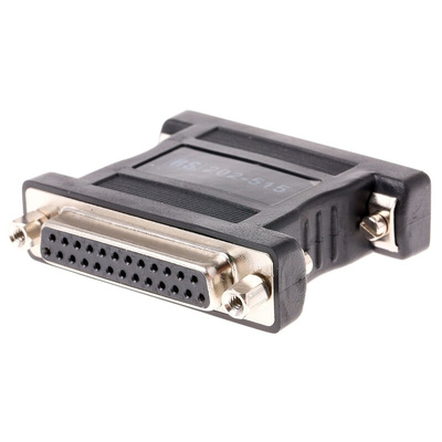 RS PRO D Sub Adapter Male 25 Way D-Sub to Female 25 Way D-Sub