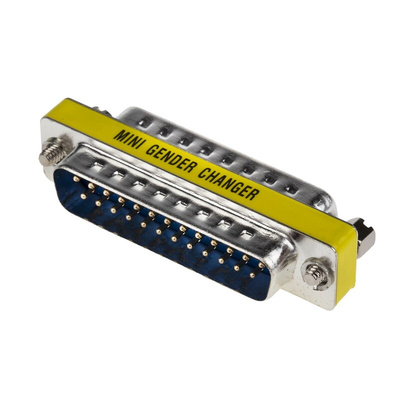 RS PRO D Sub Adapter Male 25 Way D-Sub to Male 25 Way D-Sub