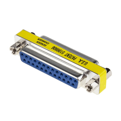 RS PRO D-sub Adapter Female 25 Way D-Sub to Female 25 Way D-Sub