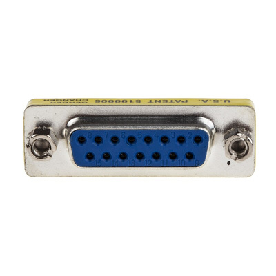 RS PRO D Sub Adapter Female 15 Way D-Sub to Female 15 Way D-Sub
