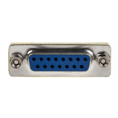 RS PRO D Sub Adapter Female 15 Way D-Sub to Female 15 Way D-Sub