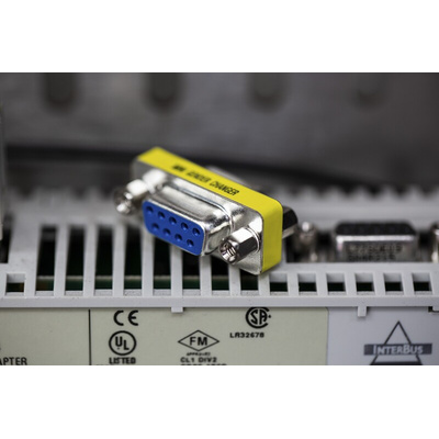 RS PRO D Sub Adapter Female 9 Way D-Sub to Female 9 Way D-Sub