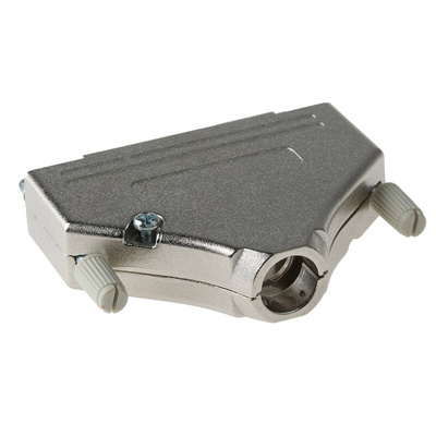 MH Connectors MHDTZK-RA Series Zinc D Sub Backshell, 37 Way, Strain Relief