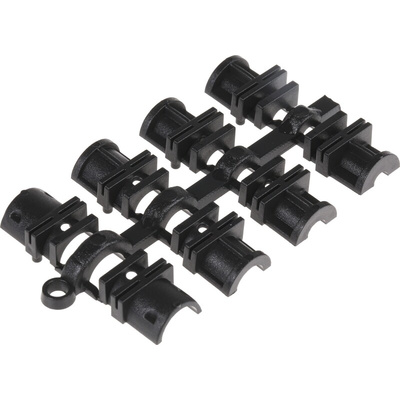 MH Connectors MHDTZK-RA Series Zinc D Sub Backshell, 9 Way, Strain Relief