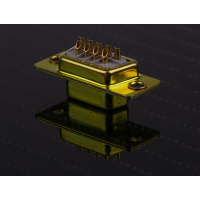 RS PRO 9 Way Panel Mount D-sub Connector Socket