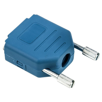 MH Connectors MHDPPK-SLIM Series Polyamide D Sub Backshell, 9 Way, Strain Relief