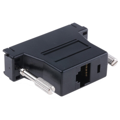 RS PRO D Sub Adapter Male 25 Way D-Sub to Female RJ45