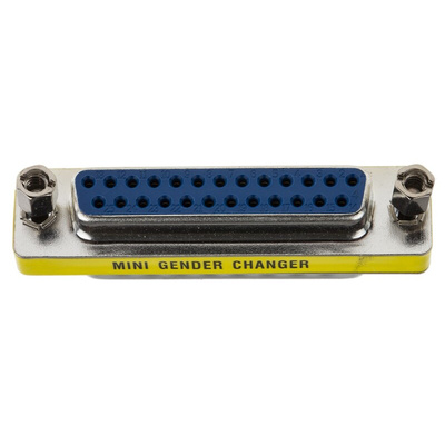 RS PRO D Sub Adapter Male 25 Way D-Sub to Female 25 Way D-Sub