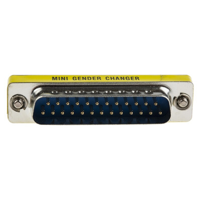 RS PRO D Sub Adapter Male 25 Way D-Sub to Female 25 Way D-Sub