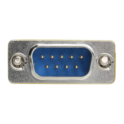 RS PRO D Sub Adapter Male 9 Way D-Sub to Female 9 Way D-Sub