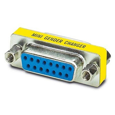 Phoenix Contact D Sub Adapter Female 15 Way D-Sub to Female 15 Way D-Sub