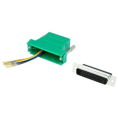 MH Connectors D-sub Adapter Female 25 Way D-Sub to Female RJ45