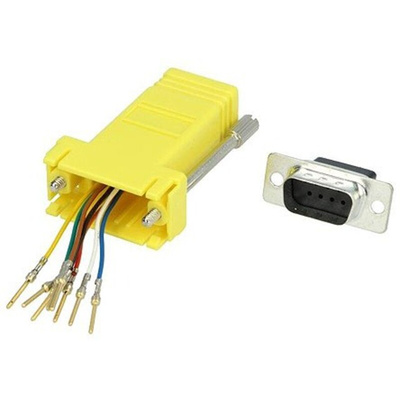 MH Connectors D-sub Adapter Male 9 Way D-Sub to Female RJ45