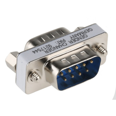 Roline D Sub Adapter Male 9 Way D-Sub to Male 9 Way D-Sub