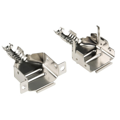 3M 3357 Series Steel D Sub Backshell, 9 Way, Strain Relief