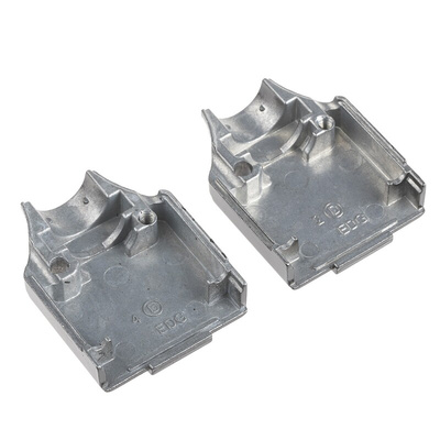 MH Connectors MHDTZK-BK Series Zinc D Sub Backshell, 9 Way, Strain Relief